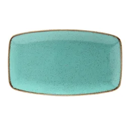 VEGA Platte Sidina rechteckig abgerundete Ecken; 31x18x2.5 cm (LxBxH); türkis; rechteckig; 6 Stück / Pack