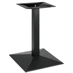 VEGA Indoor Tischgestell Quadro eckig; 55x55x72 cm (BxLxH); schwarz; quadratisch