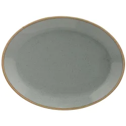 VEGA Platte Sidina oval; 31x23.5x3.1 cm (LxBxH); grau; oval; 6 Stück / Pack