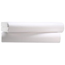 PULSIVA Spannbettlaken Savannah Interlock-Jersey; 90-100x200 cm (BxL); weiss; 2 Stück / Pack