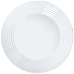 Luminarc Teller Stairo flach; 27x2.5 cm (ØxH); weiss; rund; 6 Stück / Pack