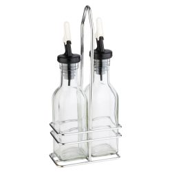 APS Essig- & Öl-Menage; 120 ml, 5.5x24 cm (BxH); transparent