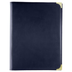 PULSIVA Speisekarte Veta DIN A4; DIN A4, 25.5x33 cm (BxH); blau/gold