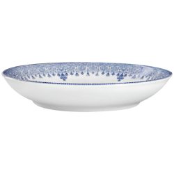 VEGA Teller tief Nonna  mit Dekor; 1000 ml, 26x5 cm (ØxH); blau/weiss/rosé; rund; 6 Stück / Pack