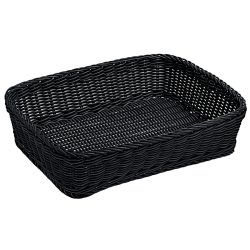 VEGA Korb Igato rechteckig; 40x30x10 cm (LxBxH); schwarz; rechteckig