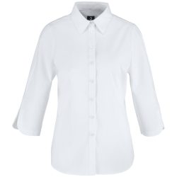 JOBELINE Damen Bluse Porter Dreiviertelarm; Kleidergrösse 44; weiss