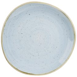 Churchill Teller Stonecast Duck Egg organisch Coupe; 21 cm (B); hellblau/braun; organisch; 12 Stück / Pack