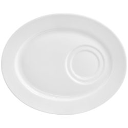 VEGA Kombi-Untertasse Base oval; 23.5x19 cm (LxB); weiss; oval; 4 Stück / Pack