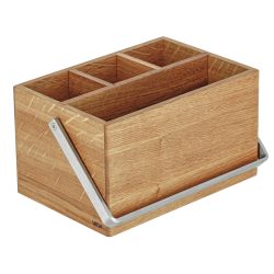 VEGA Besteckbehälter Esino mit Griff; 21.2x14.4x12 cm (LxBxH); eiche