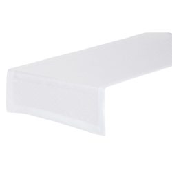 PULSIVA Tischläufer Rhône; 40x130 cm (BxL); weiss; 2 Stück / Pack