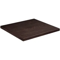 VEGA Indoor-Tischplatte Sumba quadratisch; 60x60 cm (LxB); esche nussbaum gebeizt; quadratisch