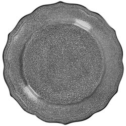 VEGA Teller flach Antiqus; 29 cm (Ø); grau; rund; 4 Stück / Pack