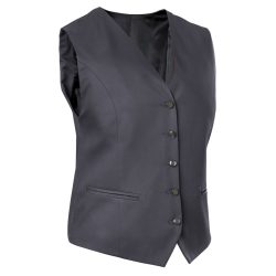 JOBELINE Damen Weste Bistro; Kleidergrösse 34; graphit