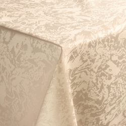 PULSIVA Tischdecke Marmor; 130x130 cm (BxL); sekt; quadratisch