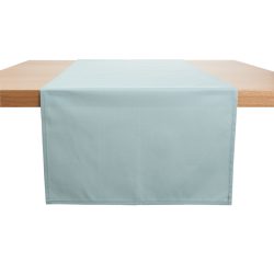 ERWIN M. Outdoor-Tischläufer Konstanz; 40x130 cm (BxL); rauchblau; rechteckig
