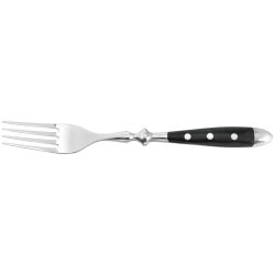 PULSIVA Menügabel Gutshof; 20.3 cm (L); silber, Griff schwarz; 12 Stück / Pack