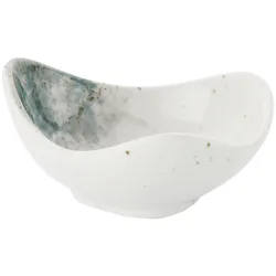 VEGA Schälchen Purior; 40 ml, 8.3x7.8x4.2 cm (LxBxH); weiss/petrol; 12 Stück / Pack
