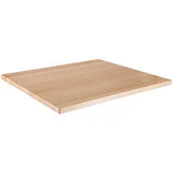 VEGA Indoor-Tischplatte Kentucky rechteckig; 80x60x3 cm (LxBxH); esche/natur; rechteckig