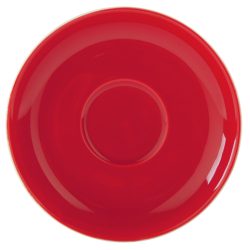 PULSIVA Kaffee-Untertasse Joy 2.0; 14 cm (Ø); rot; rund; 6 Stück / Pack