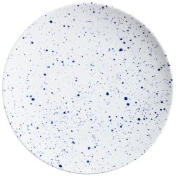 VEGA Teller flach Mixor gepunktet; 31 cm (Ø); weiss/blau; rund; 4 Stück / Pack