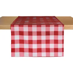 ERWIN M. Tischläufer Countryline; 40x130 cm (BxL); rot; rechteckig; 2 Stück / Pack