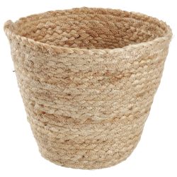 Deko-Körbchen Björn; 21x18 cm (ØxH); braun; rund