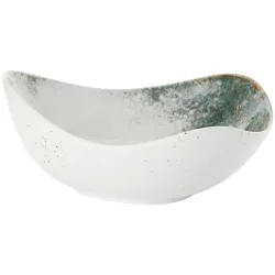 VEGA Schale Purior; 800 ml, 21x19x9.2 cm (LxBxH); weiss/petrol; oval; 4 Stück / Pack