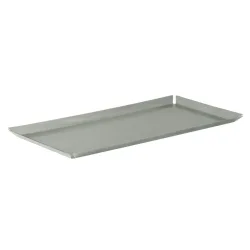 VEGA Tablett Pereti; 31.1x15.1x0.8 cm (LxBxH); silber; rechteckig