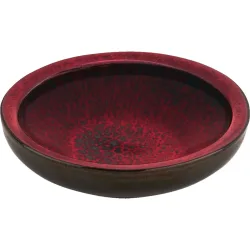 Playground Schälchen rund 9cm/0.07l; 70 ml, 9x2.6 cm (ØxH); rot/schwarz; 12 Stück / Pack
