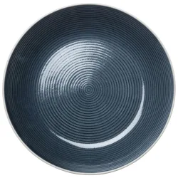 PULSIVA Teller Spirit tief; 800 ml, 24x4.5 cm (ØxH); blau; rund; 4 Stück / Pack