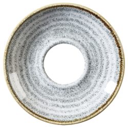 Churchill Espresso Untere Studio Prints Stone Grey; 11.8 cm (Ø); hellgrau/braun; rund; 12 Stück / Pack