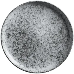 VEGA Teller flach Mamoro rund; 27 cm (Ø); schwarz/weiss; rund; 4 Stück / Pack
