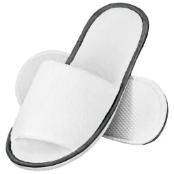 ERWIN M. Hotelslipper Lance offen; Schuhgrösse universal; weiss; 10 Paar / Pack