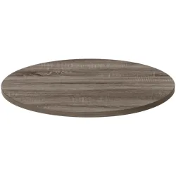 PULSIVA Tischplatte Solona rund; 80 cm (Ø); eiche; rund