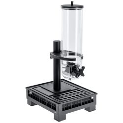 VEGA Müslispender Portland einzeln 1/2; GN 1/2, 35.2x29x67.2 cm (LxBxH); anthrazit/transparent/schwarz; rechteckig