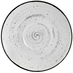 VEGA Espresso-Untertasse Fungio; 11.5 cm (Ø); weiss/schwarz; rund; 6 Stück / Pack
