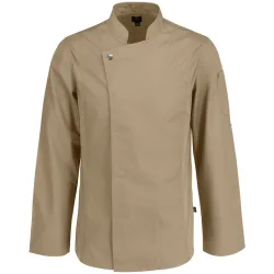 JOBELINE Herren Kochjacke Carter Langarm; Kleidergrösse 62; sand