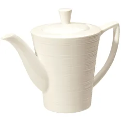 VEGA Kaffeekanne Skyline mit Deckel; 420 ml, 10x14.5 cm (ØxH); cremeweiss; rund; 6 Stück / Pack