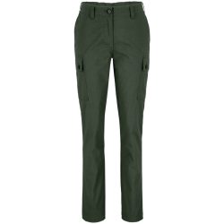 JOBELINE Damen Kochhose Cargo Ripstop; Kleidergrösse 56; dunkeloliv
