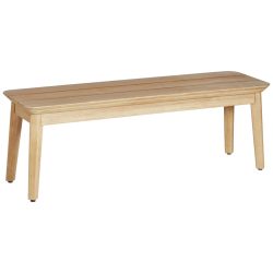 VEGA Outdoor Sitzbank Costo; 133x40x45 cm (BxTxH); hellbraun