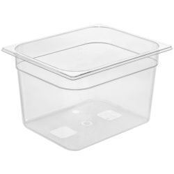 VEGA GN-Behälter Trigno 1/2; GN 1/2, 11900 ml, 32.5x26.5x20 cm (LxBxT); transparent