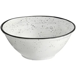 VEGA Schälchen Fungio konisch; 150 ml, 10.5x4.2 cm (ØxH); weiss/schwarz; konisch; 6 Stück / Pack