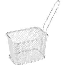 VEGA Fritteusenkorb Niragua eckig; 13x10.5x9 cm (LxBxH); silber; rechteckig