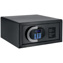 PULSIVA Zimmersafe Securo Large; 26500 ml, 44.5x20.2x39.3 cm (BxHxT); schwarz