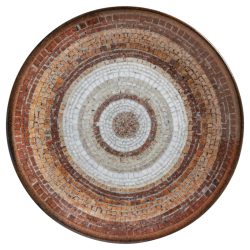 VEGA Teller flach Terra Mosaic; 20.5 cm (Ø); terrakotta/beige/braun; rund; 6 Stück / Pack