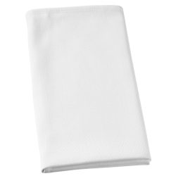 PULSIVA Stoffservietten Oblia; 40x40 cm (BxL); weiss; 48 Stück / Pack