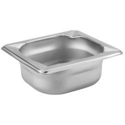 PULSIVA GN-Behälter 1/6 Profi; GN 1/6, 1000 ml, 17.6x16.2x6.5 cm (LxBxT); edelstahl