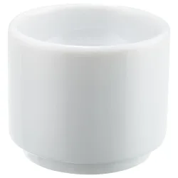 PULSIVA Eierbecher Coliba; 4.9x4 cm (ØxH); weiss; rund; 6 Stück / Pack