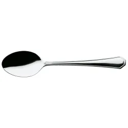 PULSIVA Vorspeisen-/Dessertlöffel Tunis Basic; 18.2 cm (L); silber, Griff silber; 12 Stück / Pack