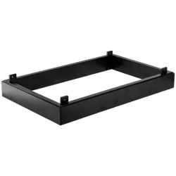 VEGA Zusatzsockel Ardenna; GN 1/1, 55.2x34.9x6.5 cm (LxBxH); schwarz; rechteckig